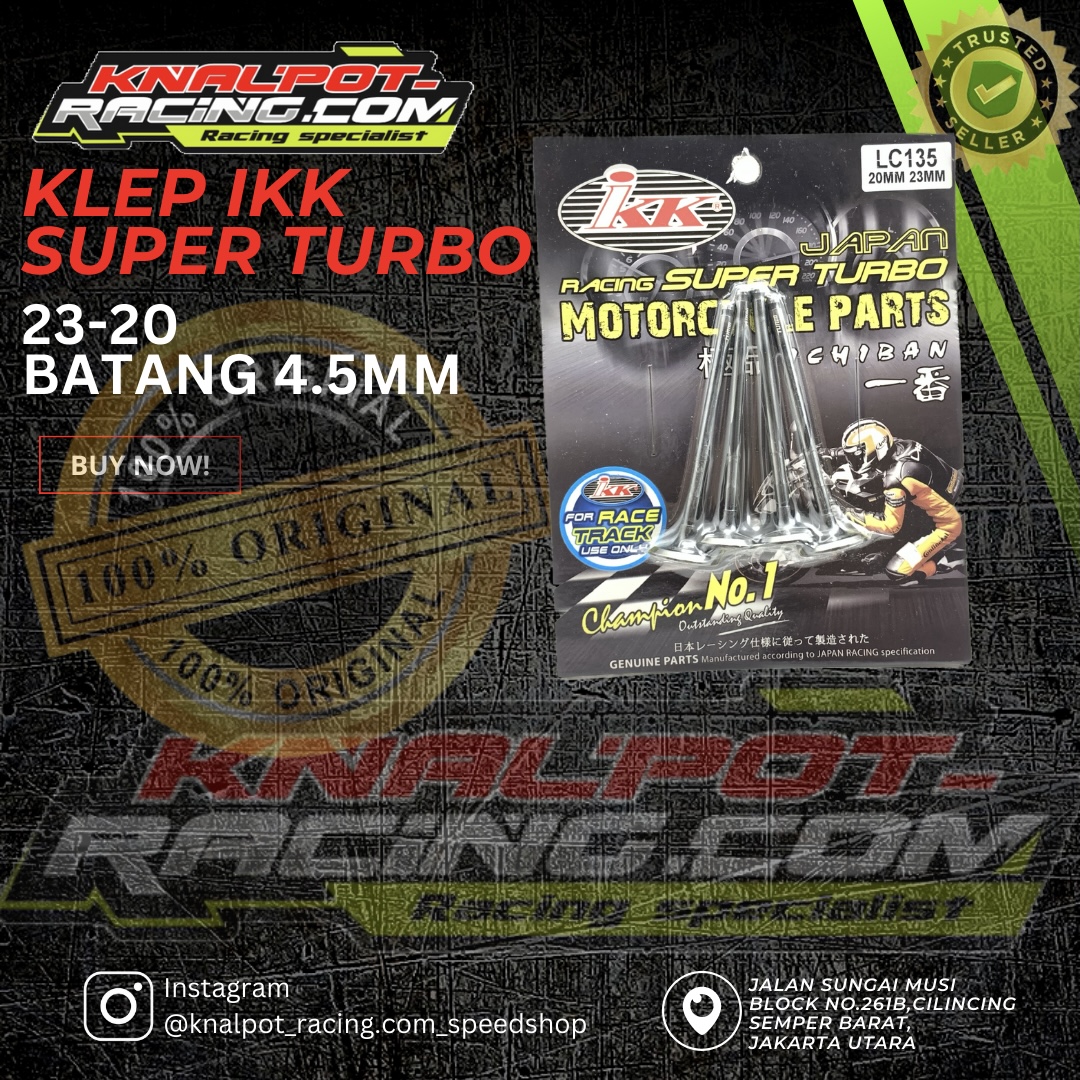 KLEP IKK SUPER TURBO 23-20 BATANG 4.5MM